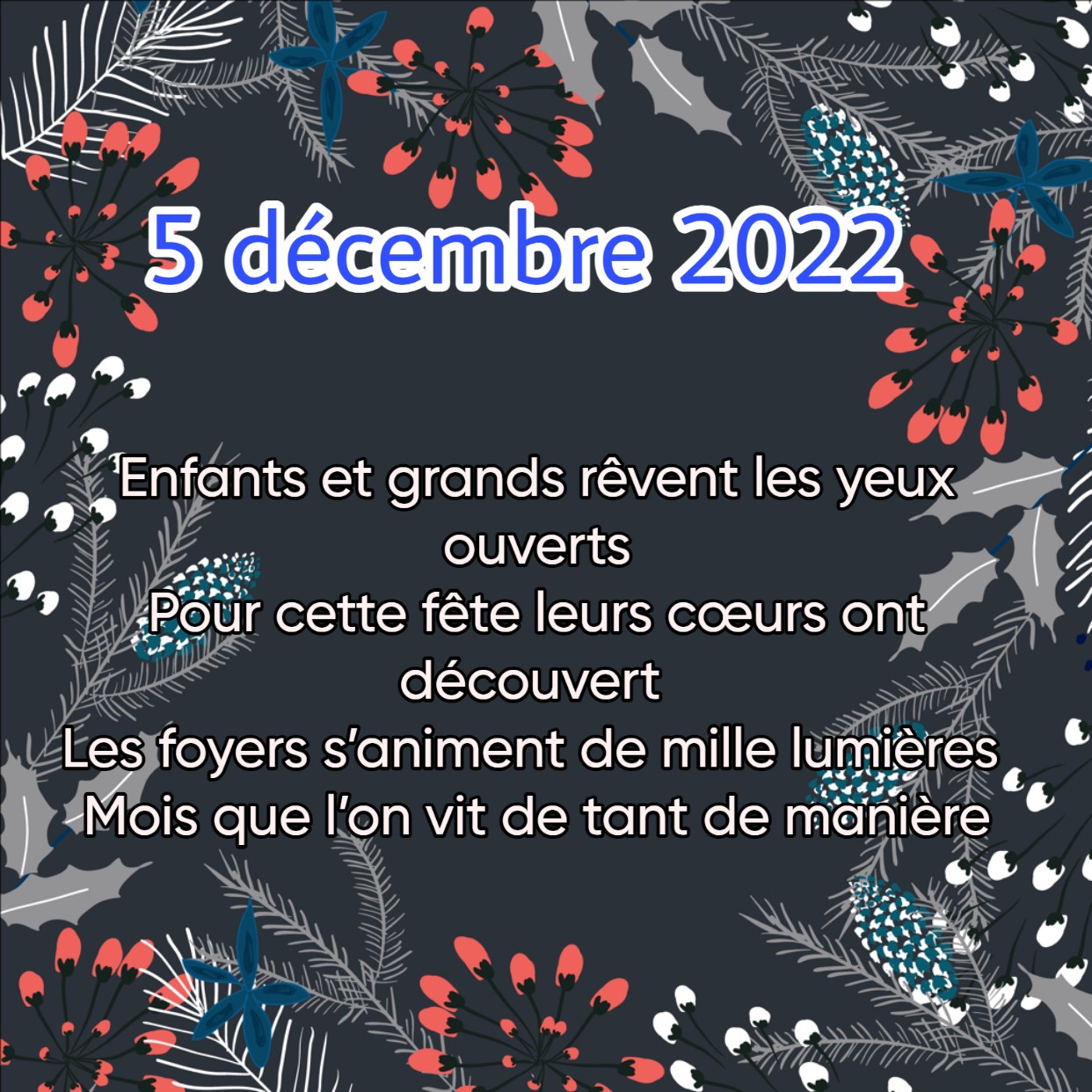 5 decembre 2022